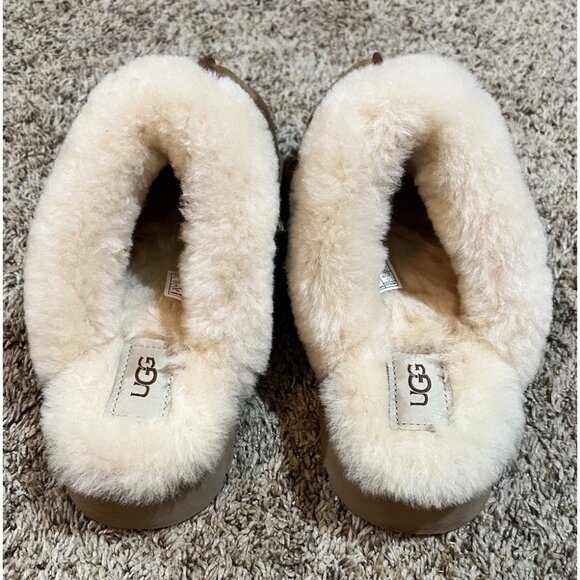 UGG Women's Disquette Slippers Chestnut Model 1122550 New W/O Box ~ Size 9 - Picture 4 of 10